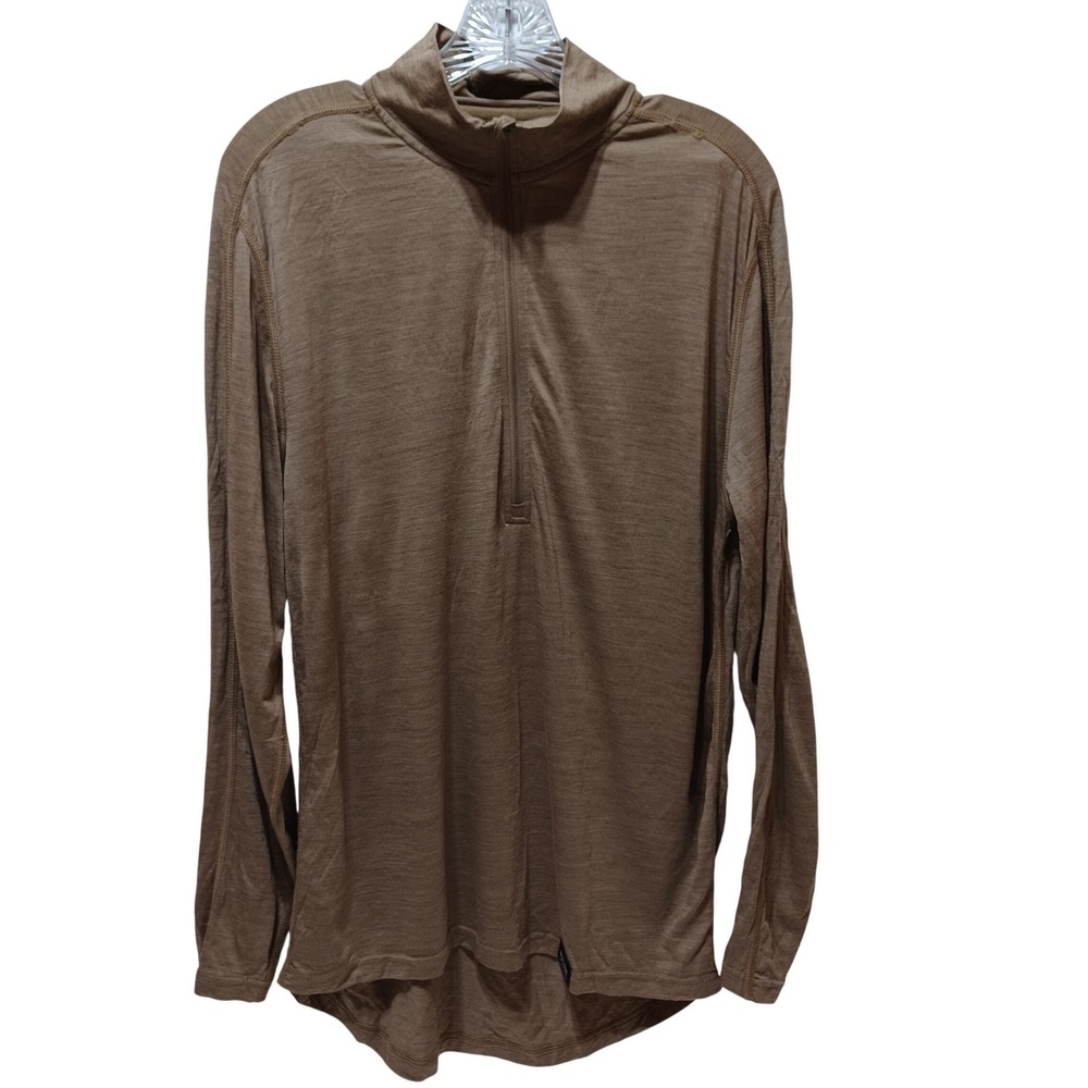 Kings Camo XKG 150 Merino Quarter Zip Mens L Hunting‎ Hiking Base Layer Outdoors